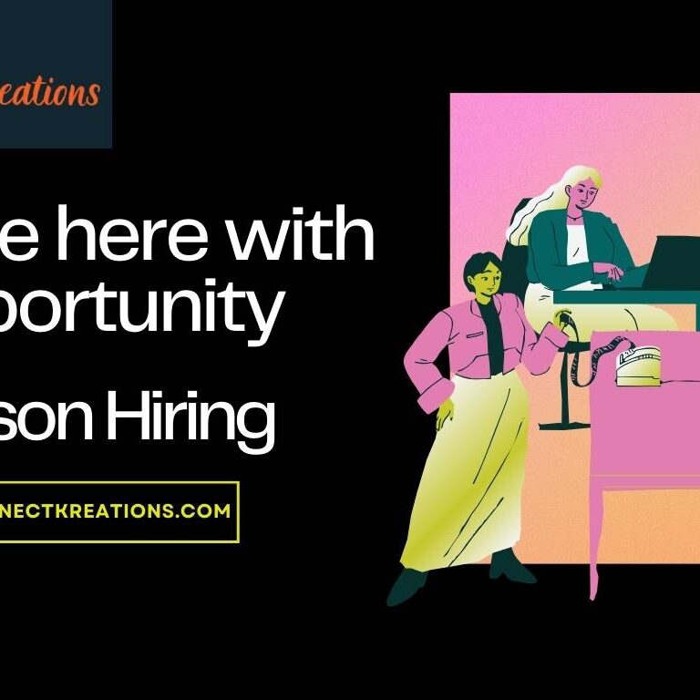 Ericsson Hiring, Connect Kreations